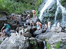 2009-08-19--17h42-CIMG1076 * Belagerungszustand am Wasserfall. 28 WSV,ler konnten nicht genug vom kalten Wasser bekommen * 3264 x 2448 * (5.47MB)